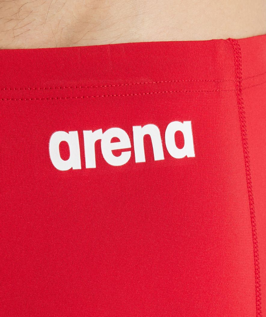 Arena aquashorts for men - Solid Squared - Red - Image 4