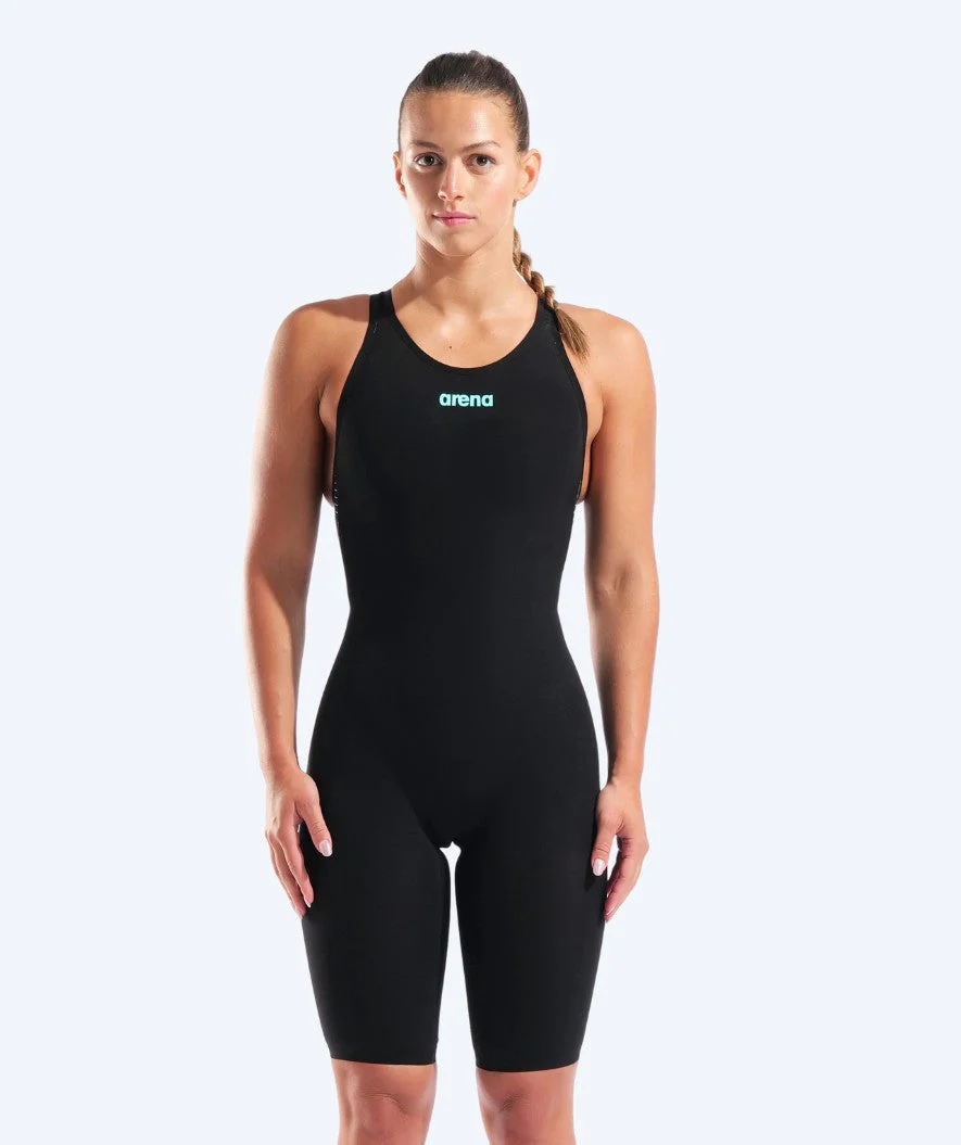 Arena racing swimsuit for women - Veloce - Black/light blue