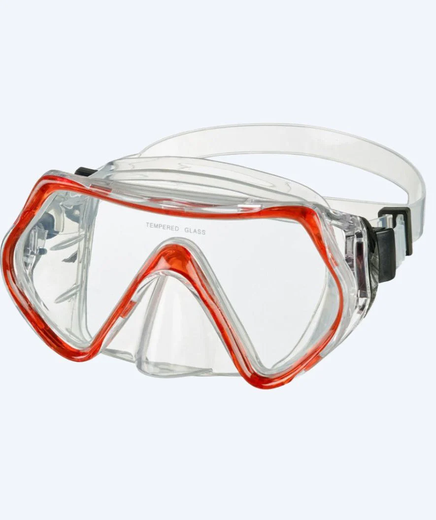 Beco diving mask for kids (from 12 years) - Bibione - Red