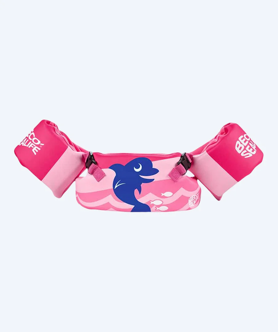 Beco float set (belt and swim fins) for kids (2-6) - Sealife - Pink - Image 3