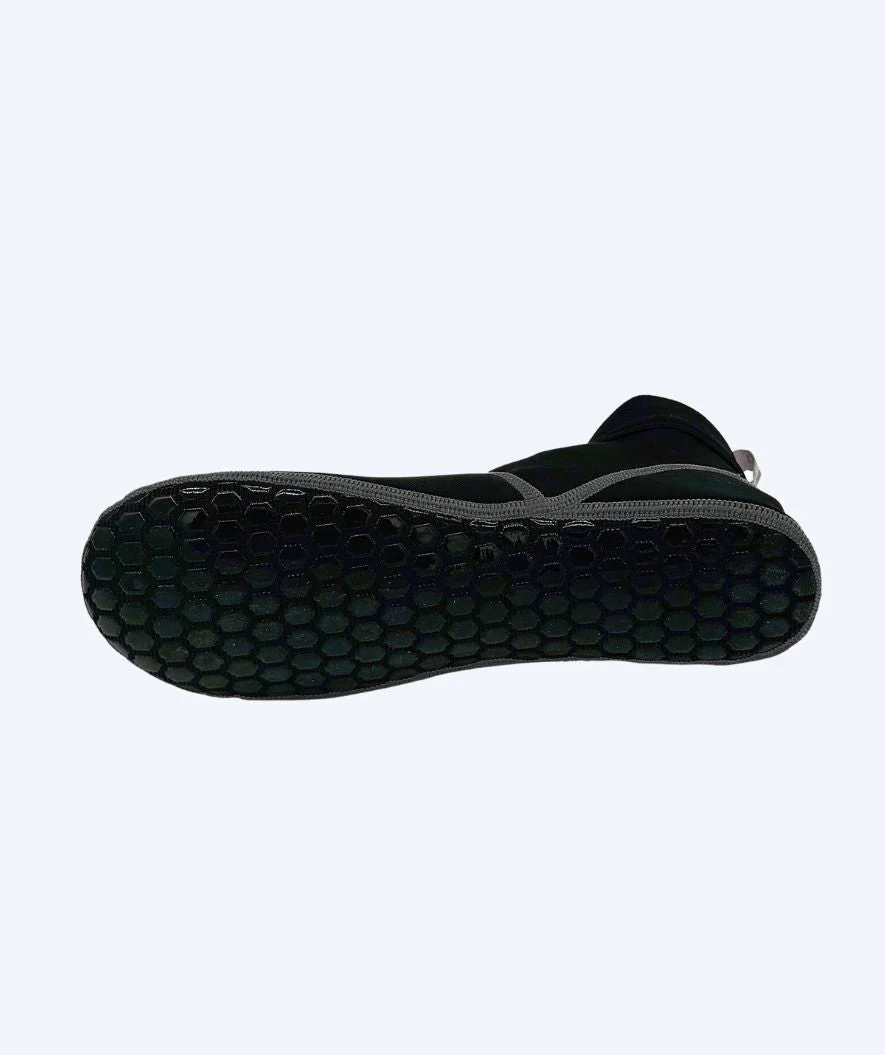 Beco neoprene socks for open water - Black/silver - Image 4