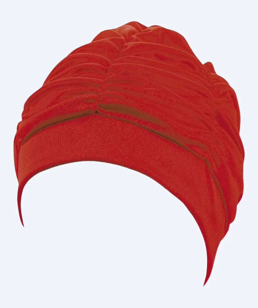 Beco swimming cap with drapes - Red