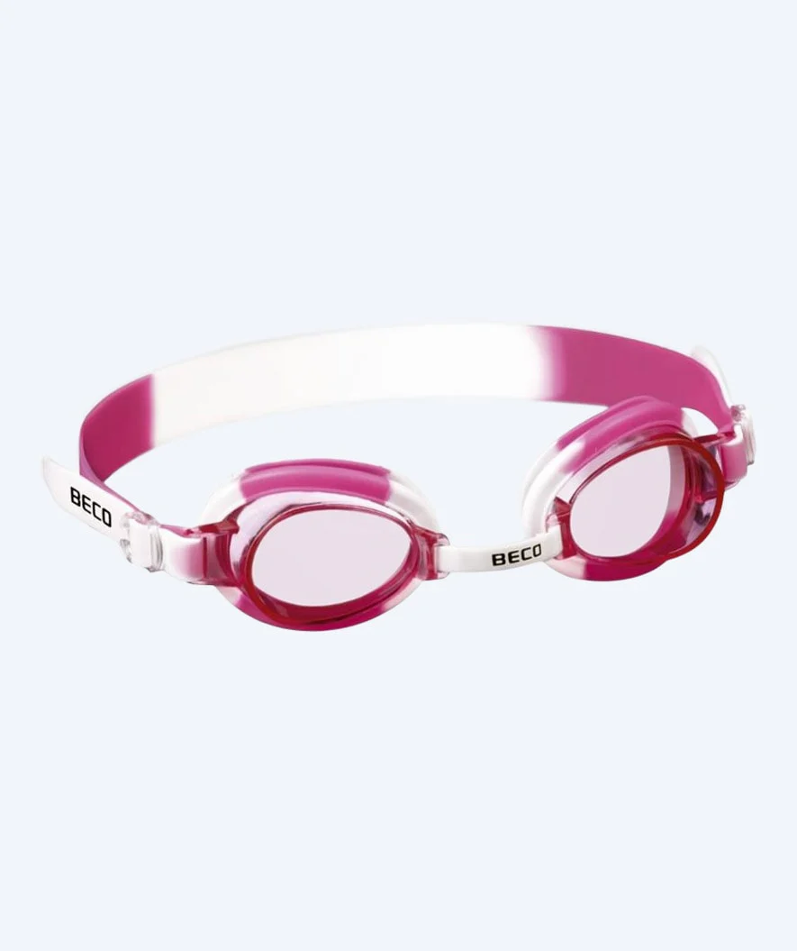 Beco swimming goggles for junior (8-18) - Halifax - Light pink