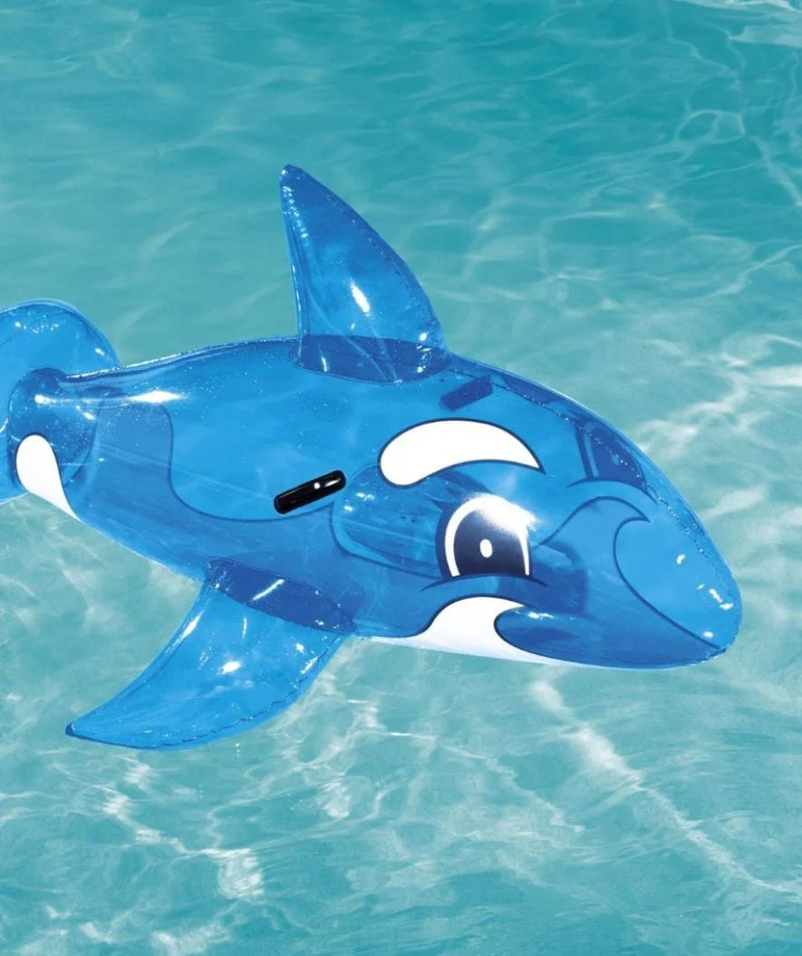 Bestway inflatable swimming toy - Whale Ride-On - Blue - Image 3