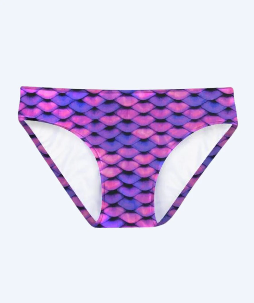 Fin Fun bikini bottom for girls - Asian Magenta
