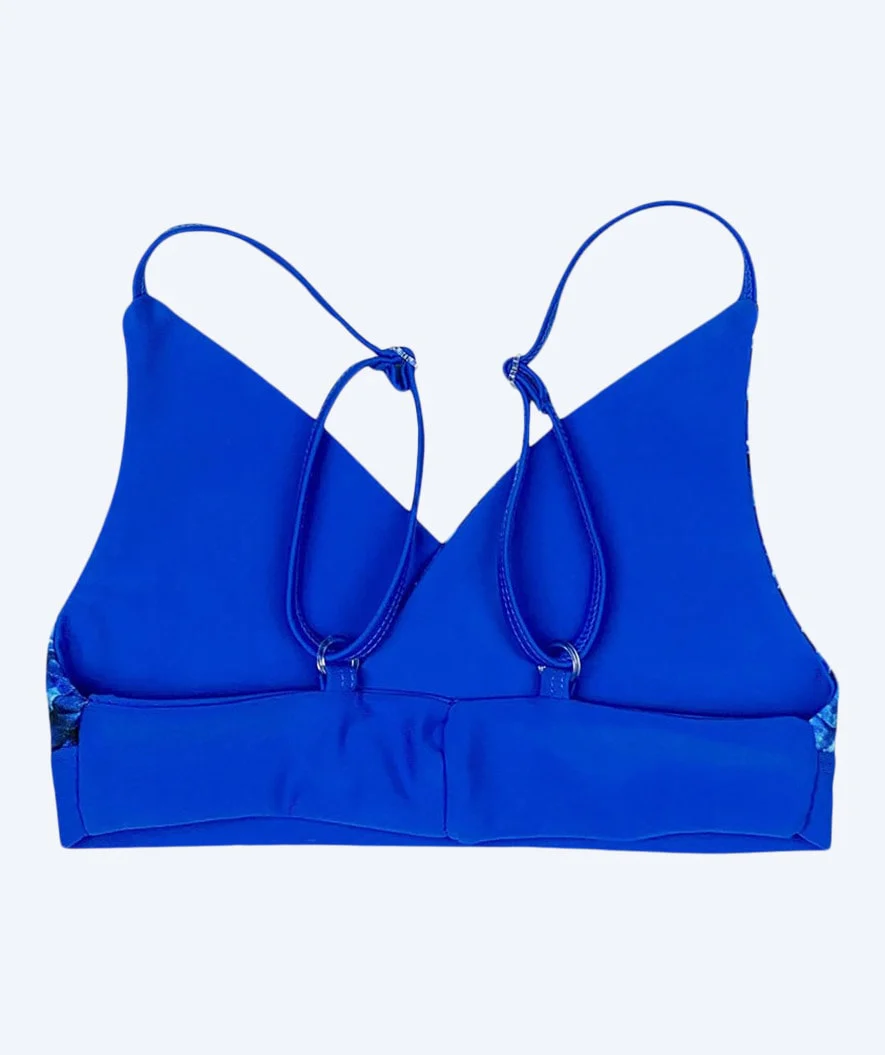 Fin Fun mermaid bikini top for girls without flosses - Arctic Blue - Image 2