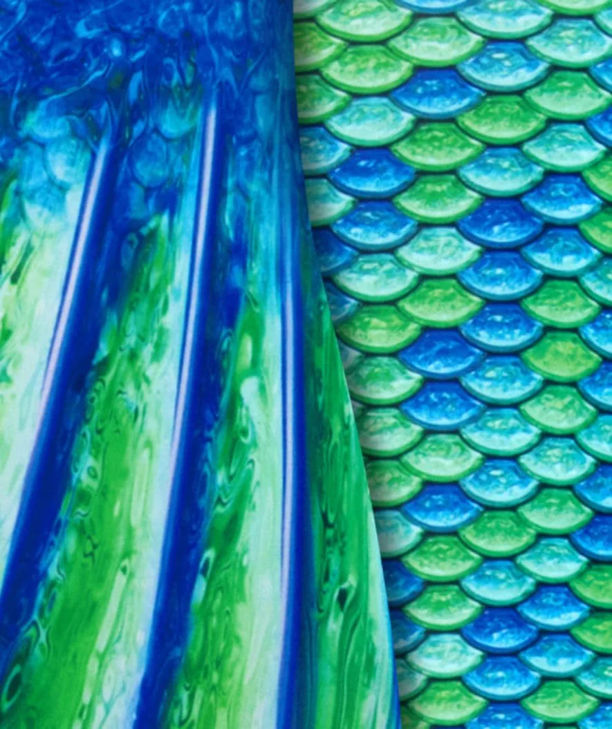 Fin Fun mermaid tail for kids - Set - Aussie Green (Green) - Image 6