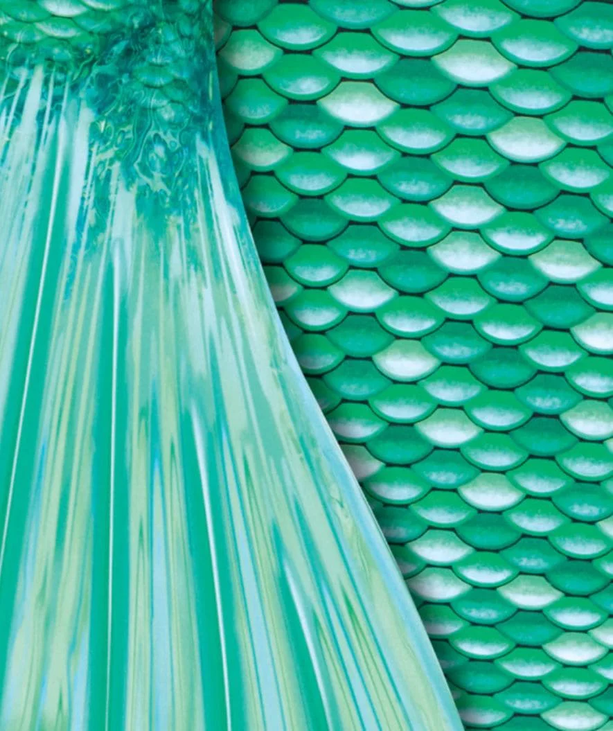 Fin Fun mermaid tail for kids - Set - Celtic Green (Green) - Image 6