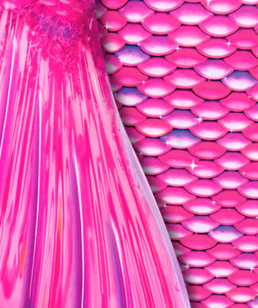 Fin Fun mermaid tail for kids - Set - Malibu Pink (Light pink) - Image 6