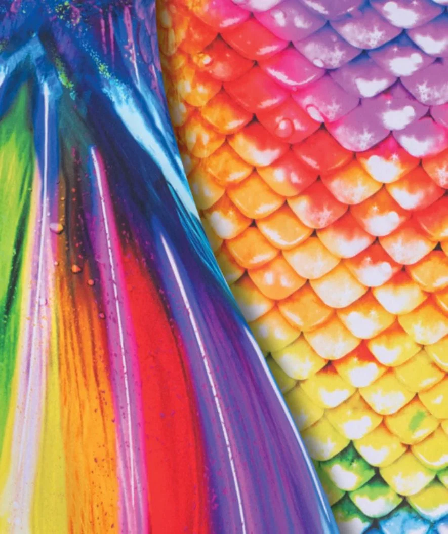 Fin Fun mermaid tail for kids - Set - Rainbow Reef - Image 6