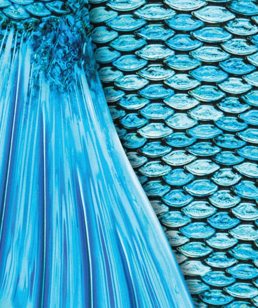 Fin Fun mermaid tail for kids - Set - Tidal Teal (Light blue) - Image 6