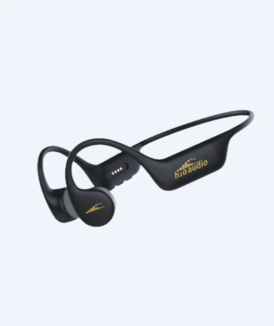 H2OAudio waterproof headphones - Tri 2 PRO Multi-Sport w. BT and MP3 - Black
