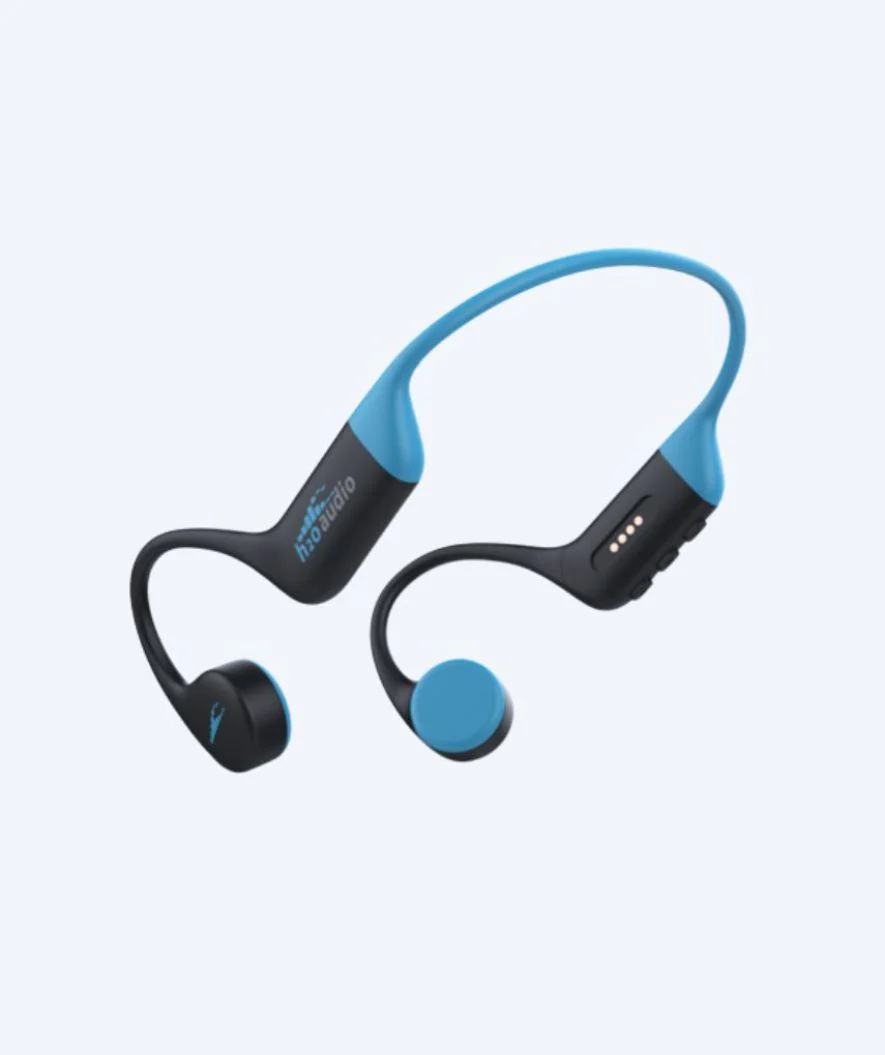 H2OAudio waterproof headphones - Tri 2 Multi-Sport w. BT and MP3 - Blue/black - Image 3