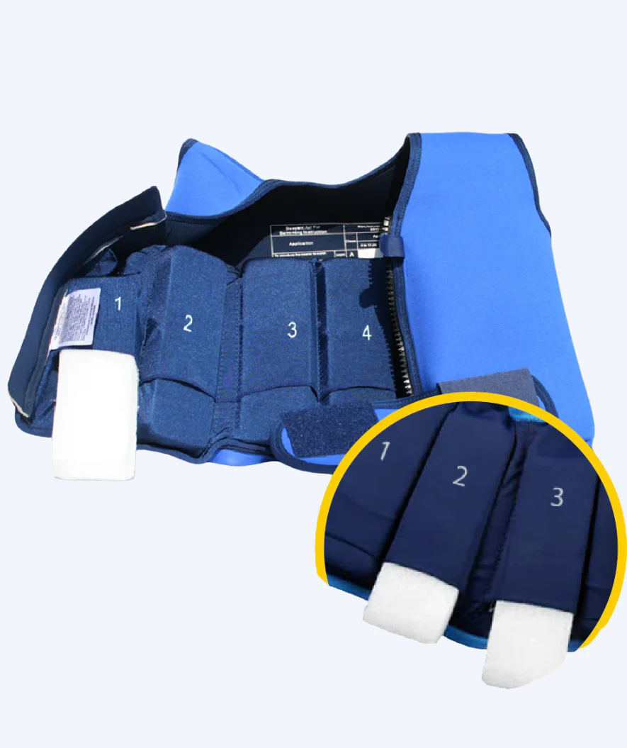 Konfidence swim vest for adults - Blue - Image 2