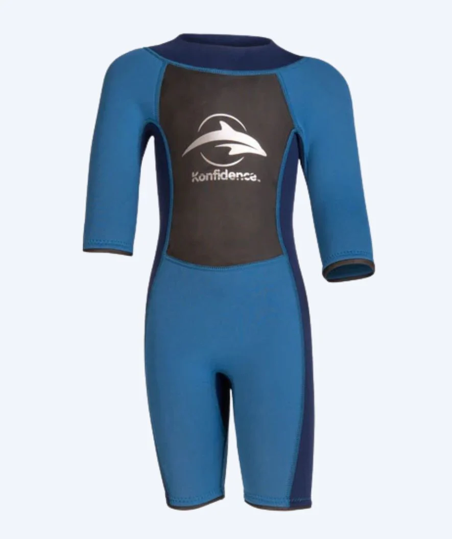 Konfidence wetsuit for kids - Shorty (3mm) - Dark blue - Image 2