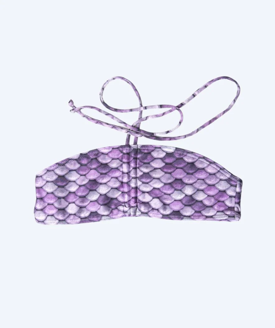 Kuaki Mermaids mermaid bikini top for girls - Purple