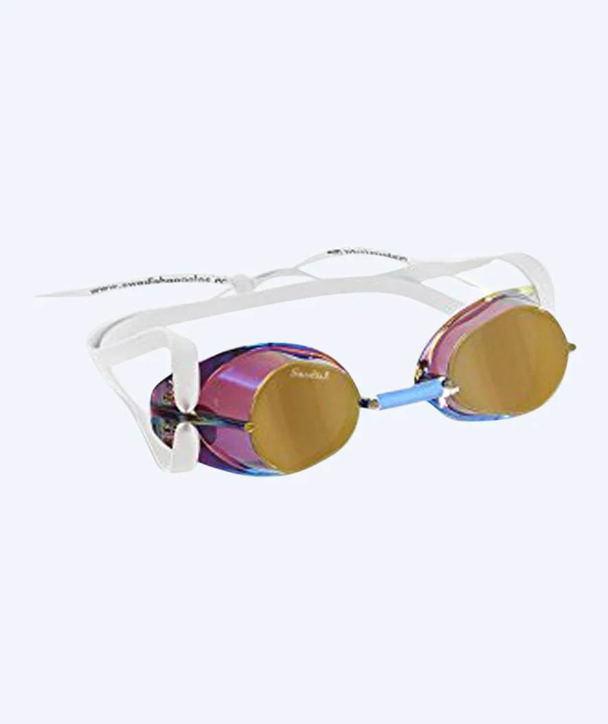Malmsten training diving goggles - Swedish Mirror - Blue Oil