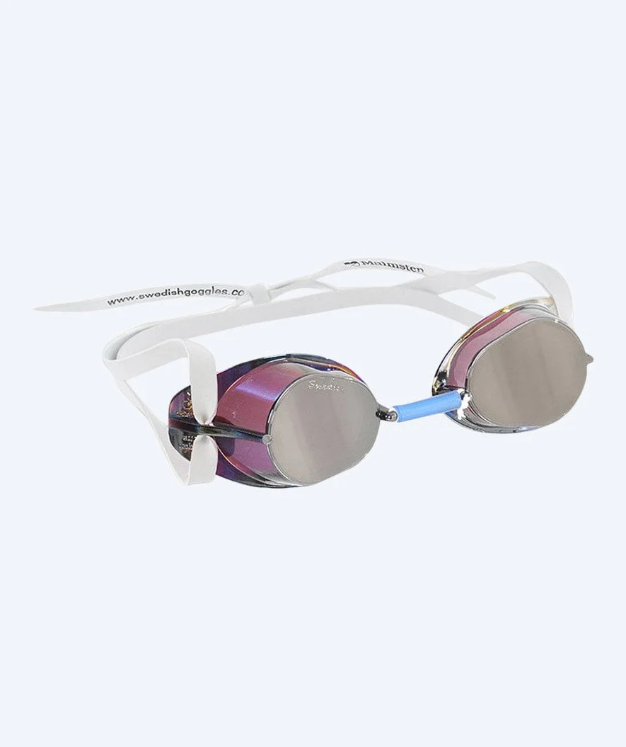 Malmsten training diving goggles - Swedish Mirror - Silver