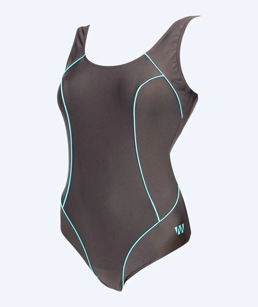 Mirou swimsuit in plus size for women - Classic 241s - Black/light blue - Image 3