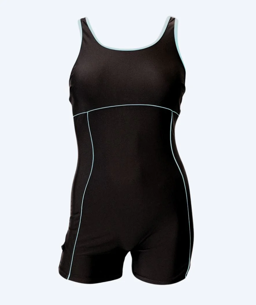 Mirou swimsuit with skirt for women - 244S - Light blue/black