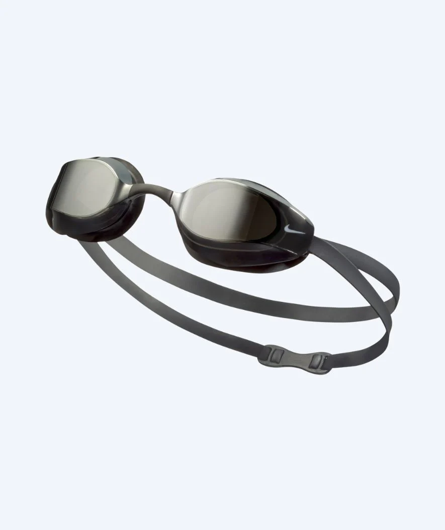 Nike Elite swimming goggles - Vapor Mirror - Grey/silver