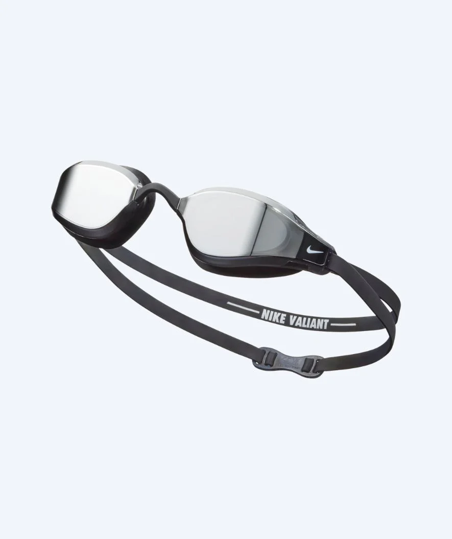 Nike Elite swimming goggles - Valiant Mirror - Black/silver
