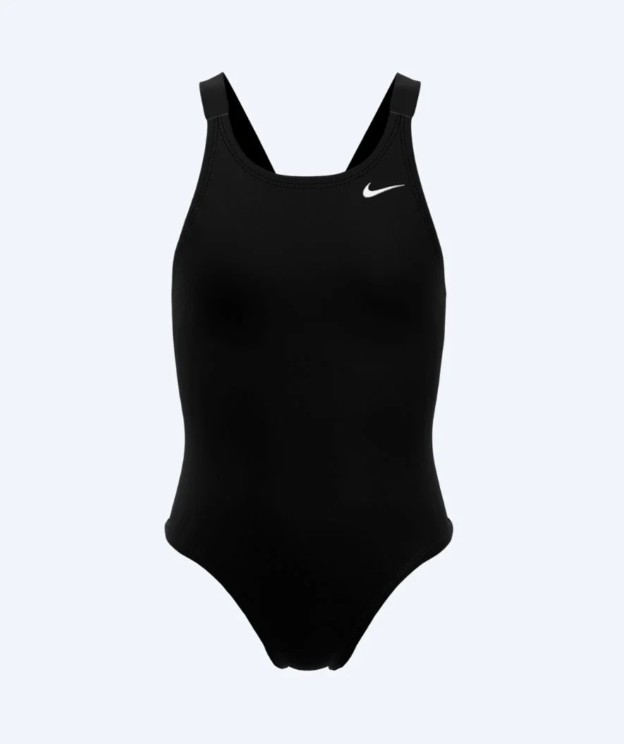 Nike swimsuit for girls - Hydrastrong Fastback - Black - Image 3