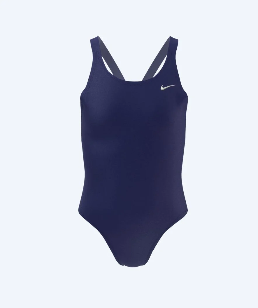 Nike swimsuit for girls - Hydrastrong Fastback - Dark blue - Image 2