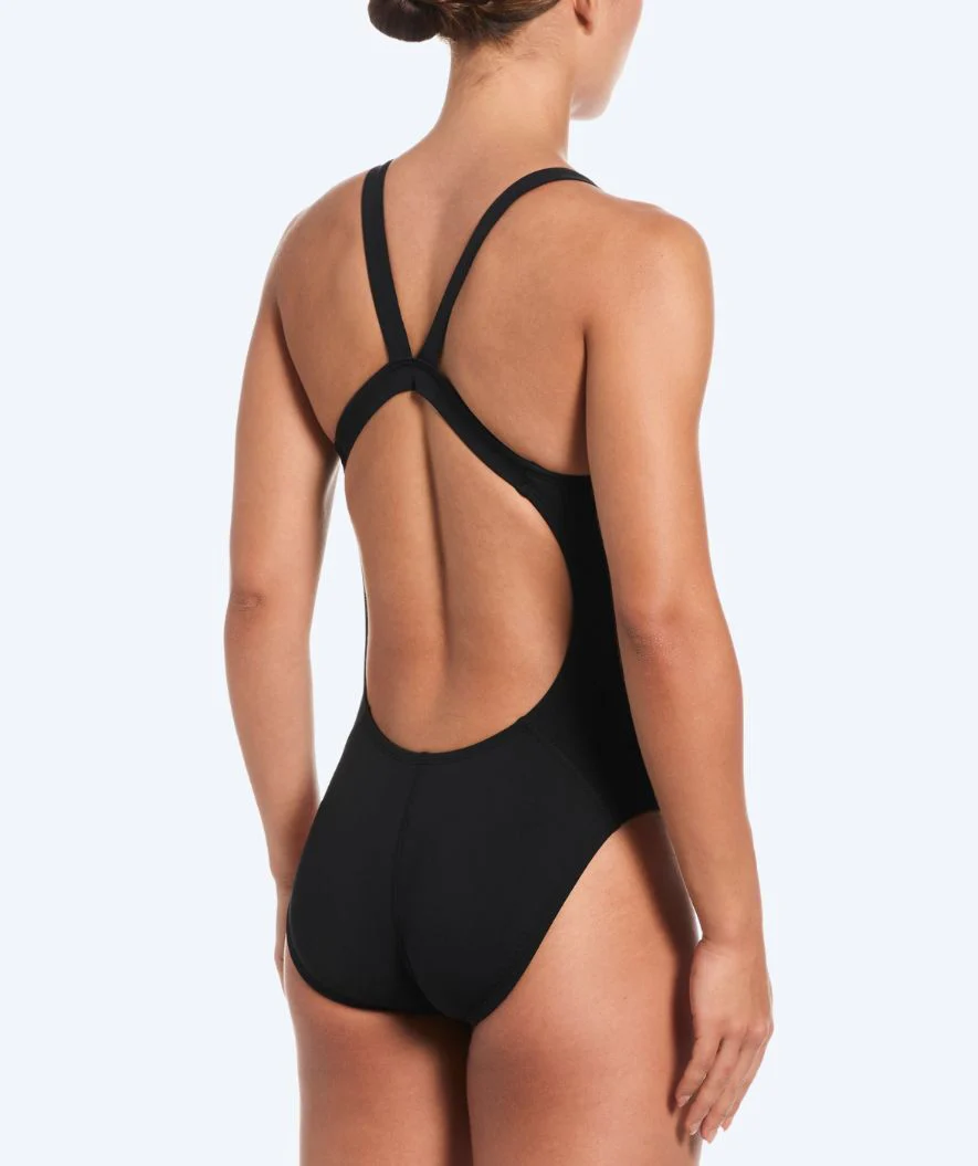 Nike swimsuit for women - Hydrastrong Fastback - Black - Image 2
