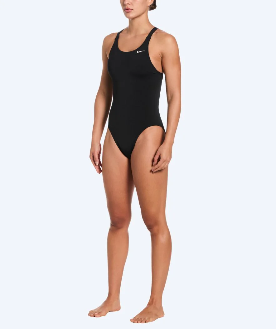 Nike swimsuit for women - Hydrastrong Fastback - Black - Image 3