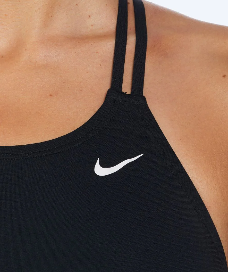 Nike swimsuit for women - Hydrastrong Spiderback - Black - Image 4