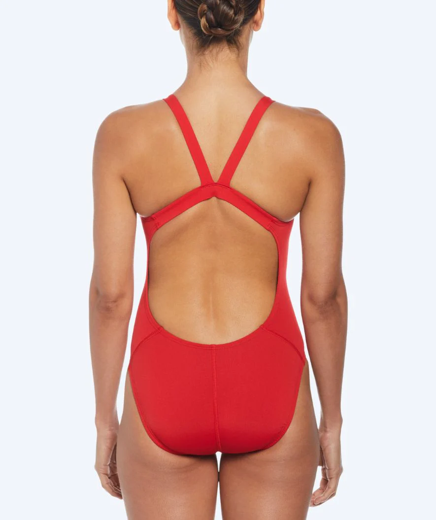 Nike swimsuit for women - Hydrastrong Fastback - Red - Image 2