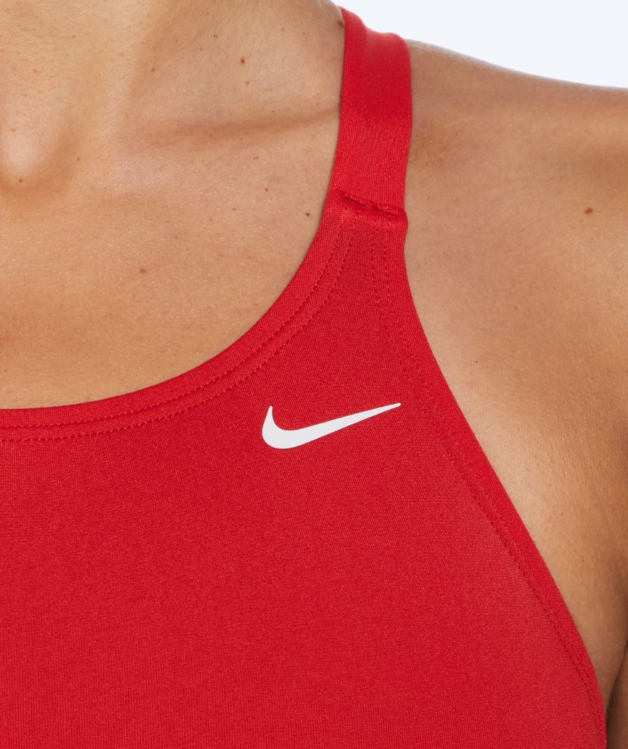Nike swimsuit for women - Hydrastrong Fastback - Red - Image 4