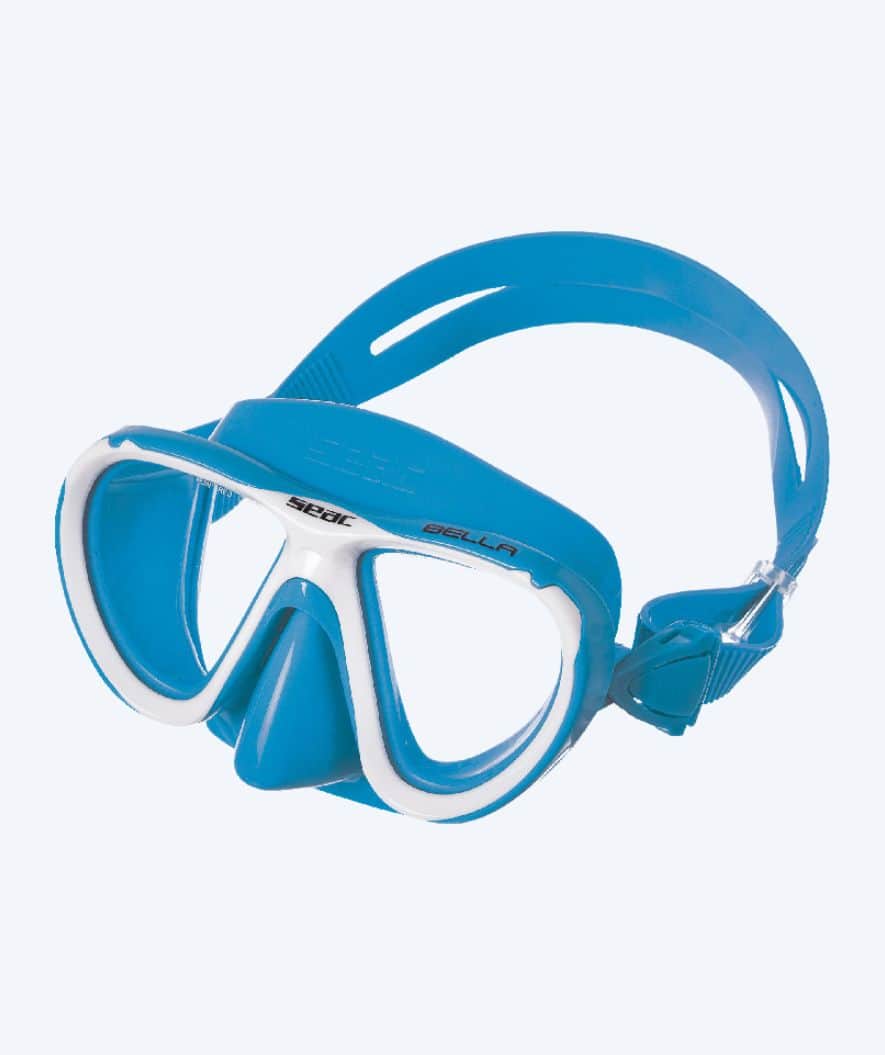 SEAC Combo snorkel set for kids (from 3 years) - Bella - Blue/white - Image 2