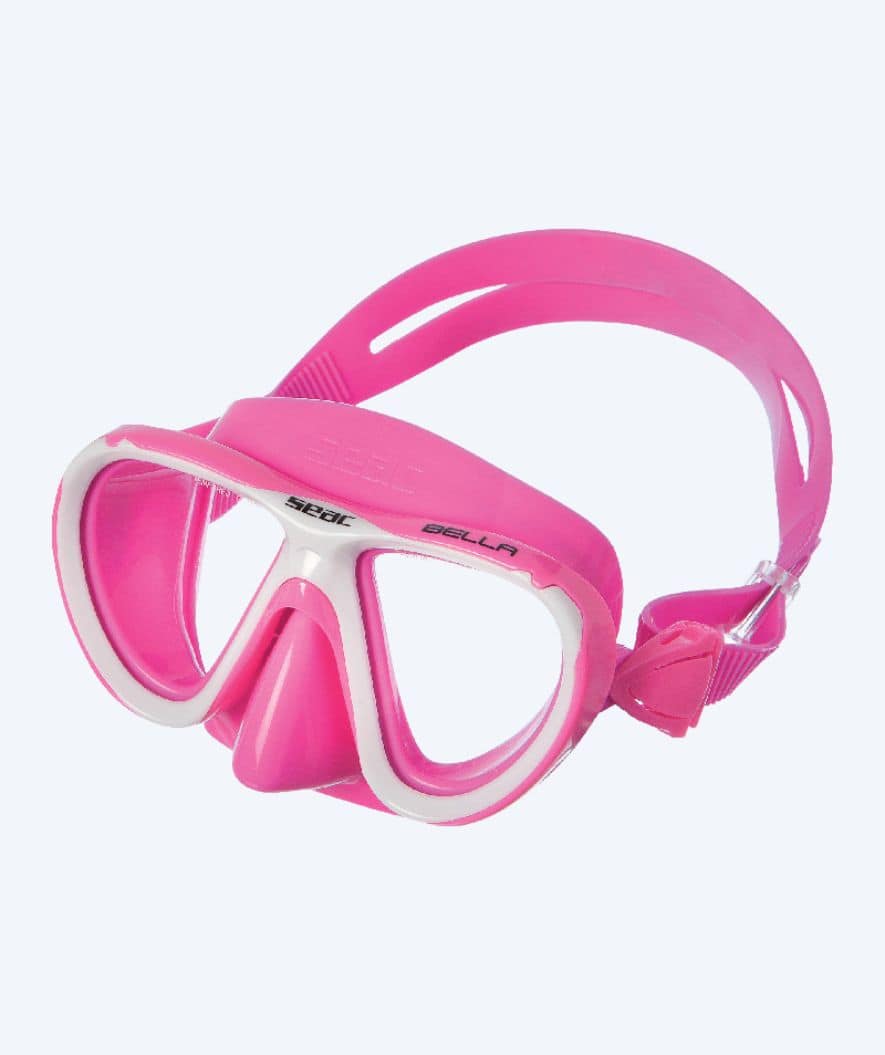 SEAC Combo snorkel set for kids (from 3 years) - Bella - Pink/white - Image 2