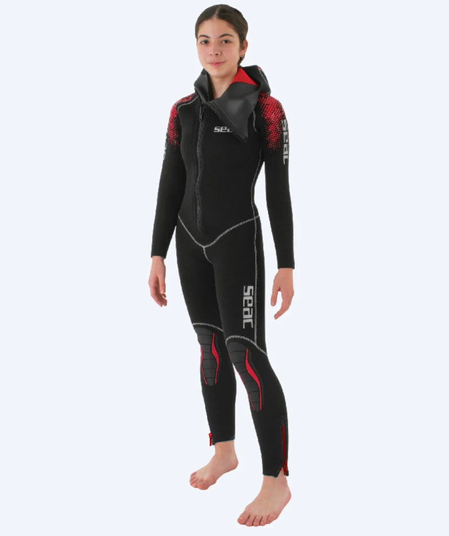SEAC scuba wetsuit for kids - First (5mm) - Black/red - Image 2