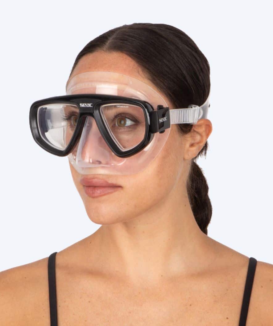 SEAC diving mask for adults - Extreme 50 - Black/clear - Image 3