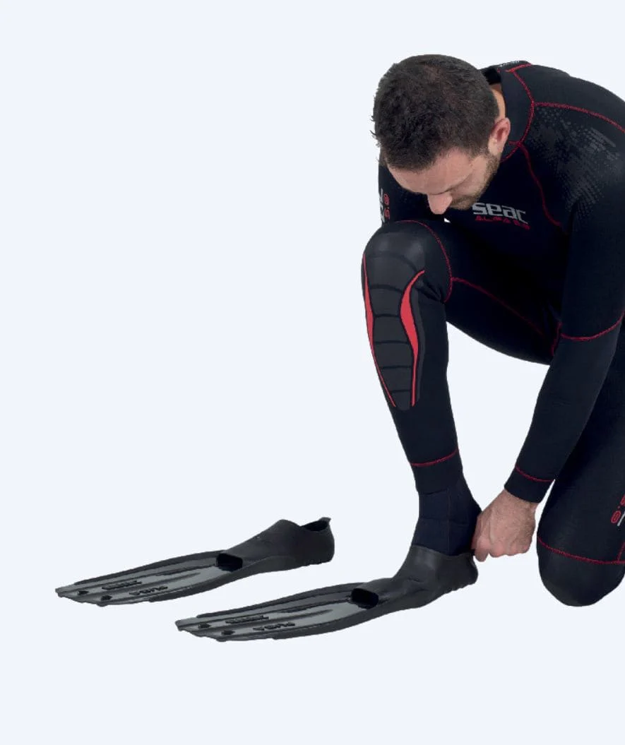 SEAC diving fins for adults - Fuga - Black - Image 5