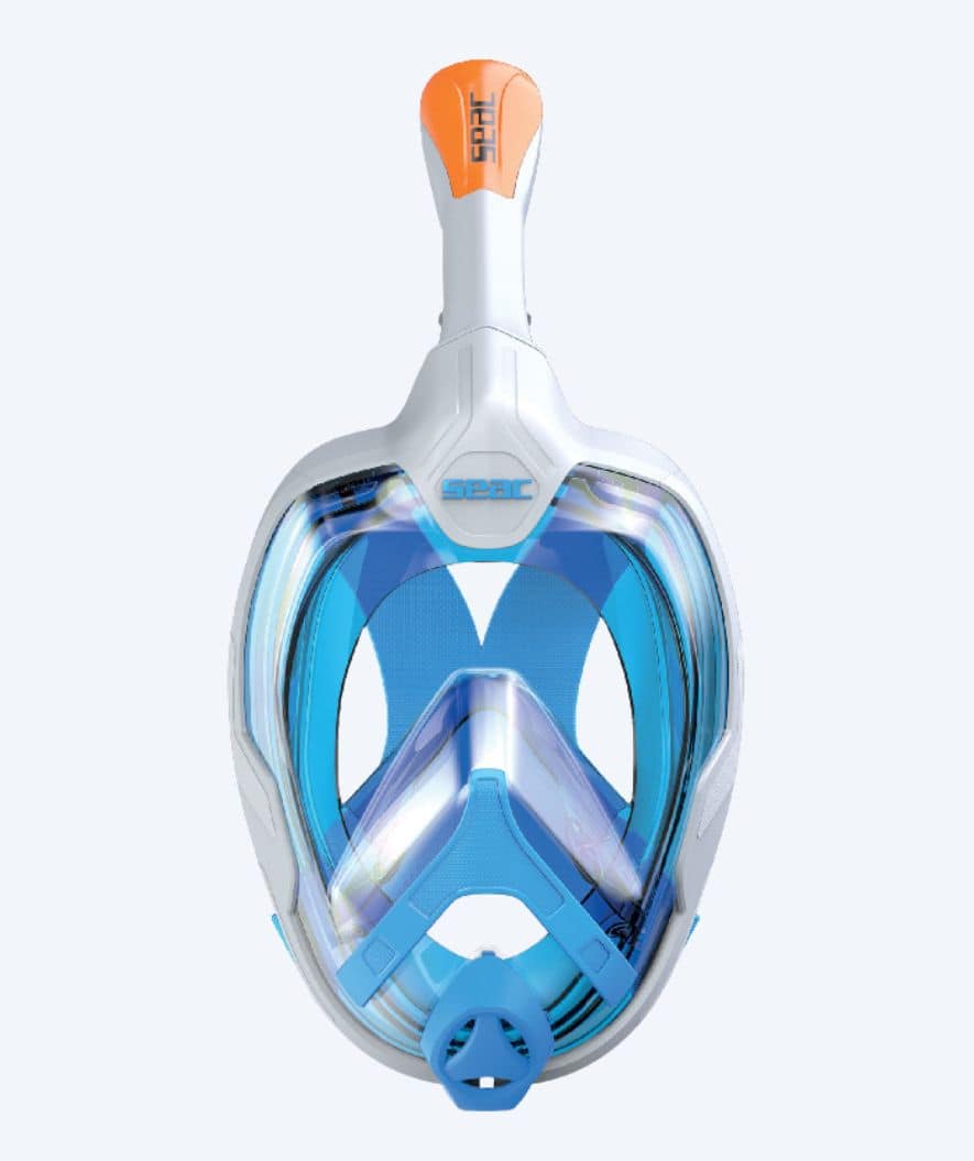 SEAC full face diving mask for adults - Magica S/M - Blue/white - Image 2