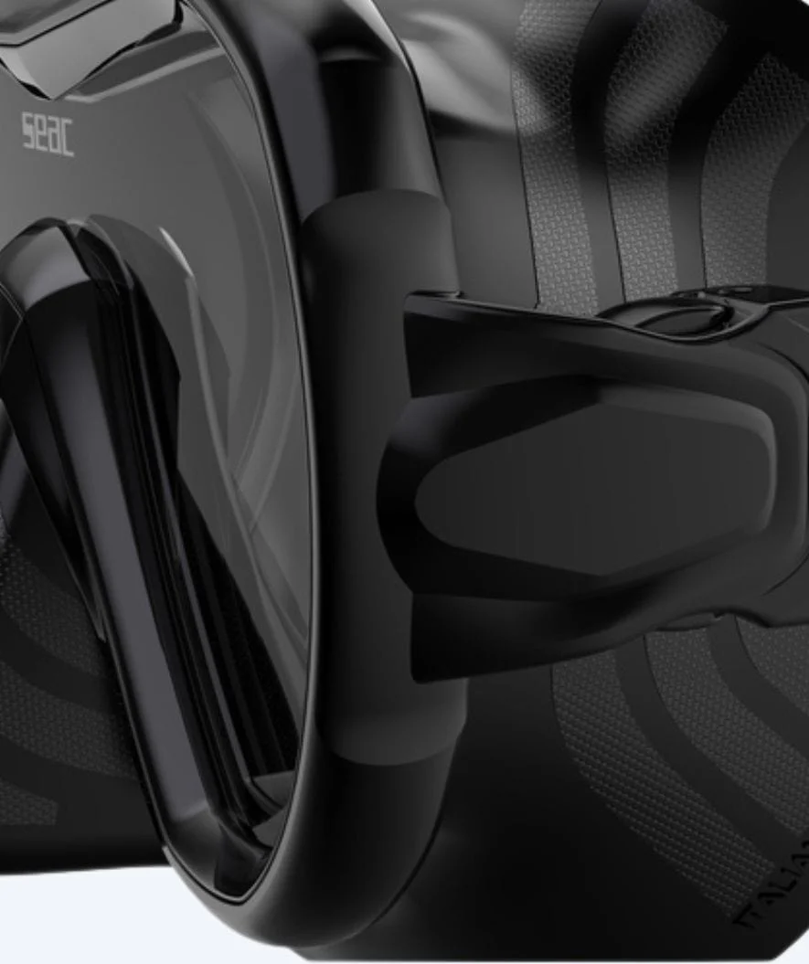 SEAC diving mask for adults - Giglio - Black - Image 2