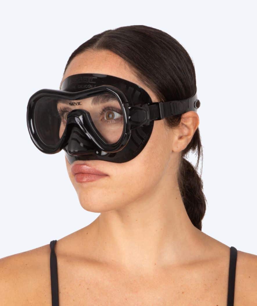 SEAC diving mask for adults - Giglio - Black - Image 5