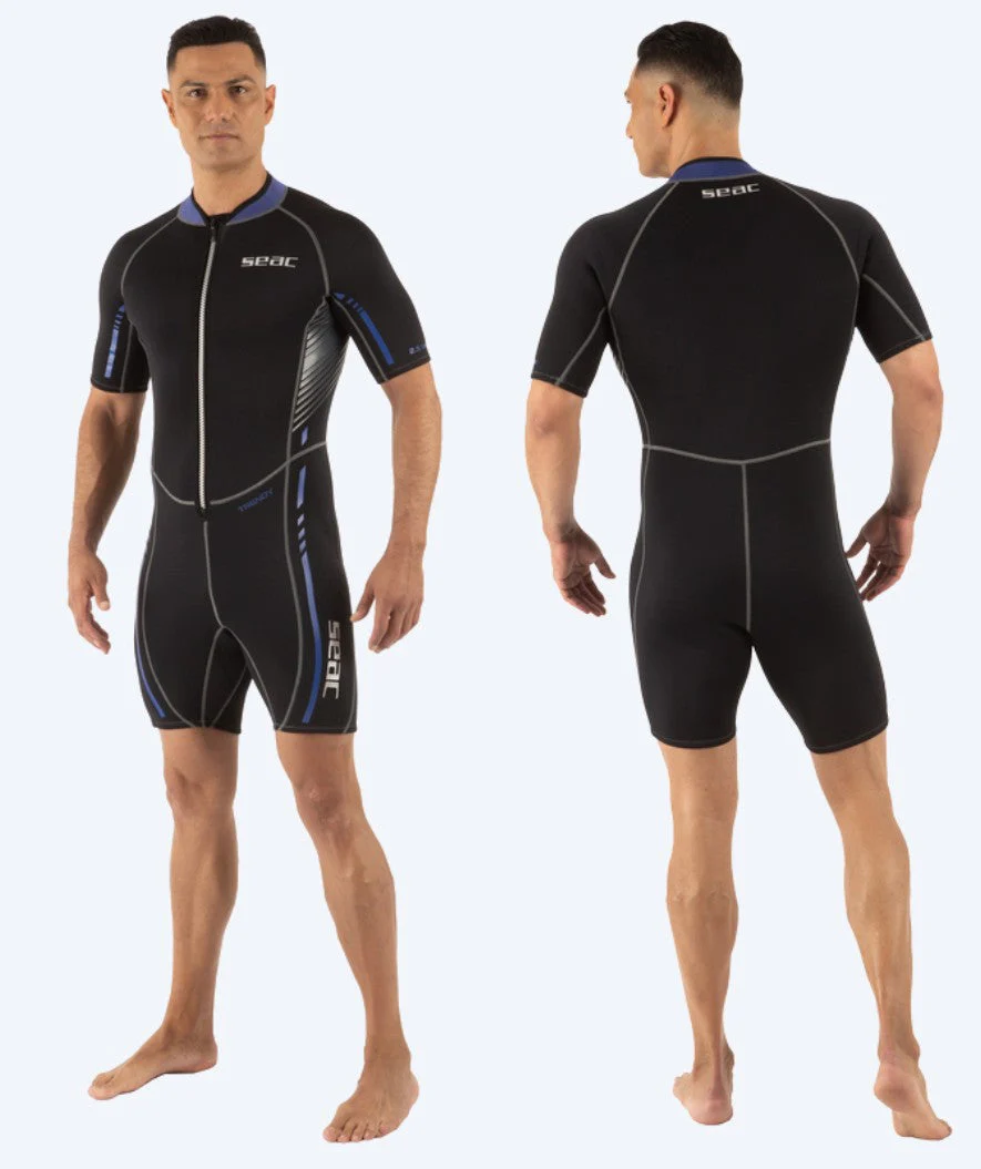 SEAC wetsuit for men - Trendy (2,5mm) - Black/blue