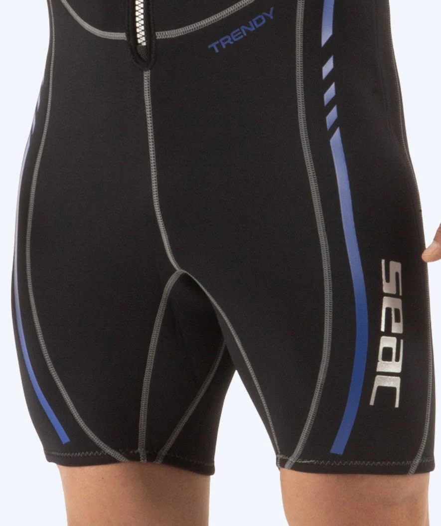 SEAC wetsuit for men - Trendy (2,5mm) - Black/blue - Image 3