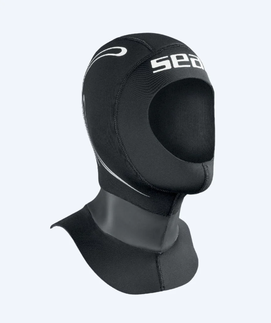 SEAC neoprene diving hood - Tekno - Black