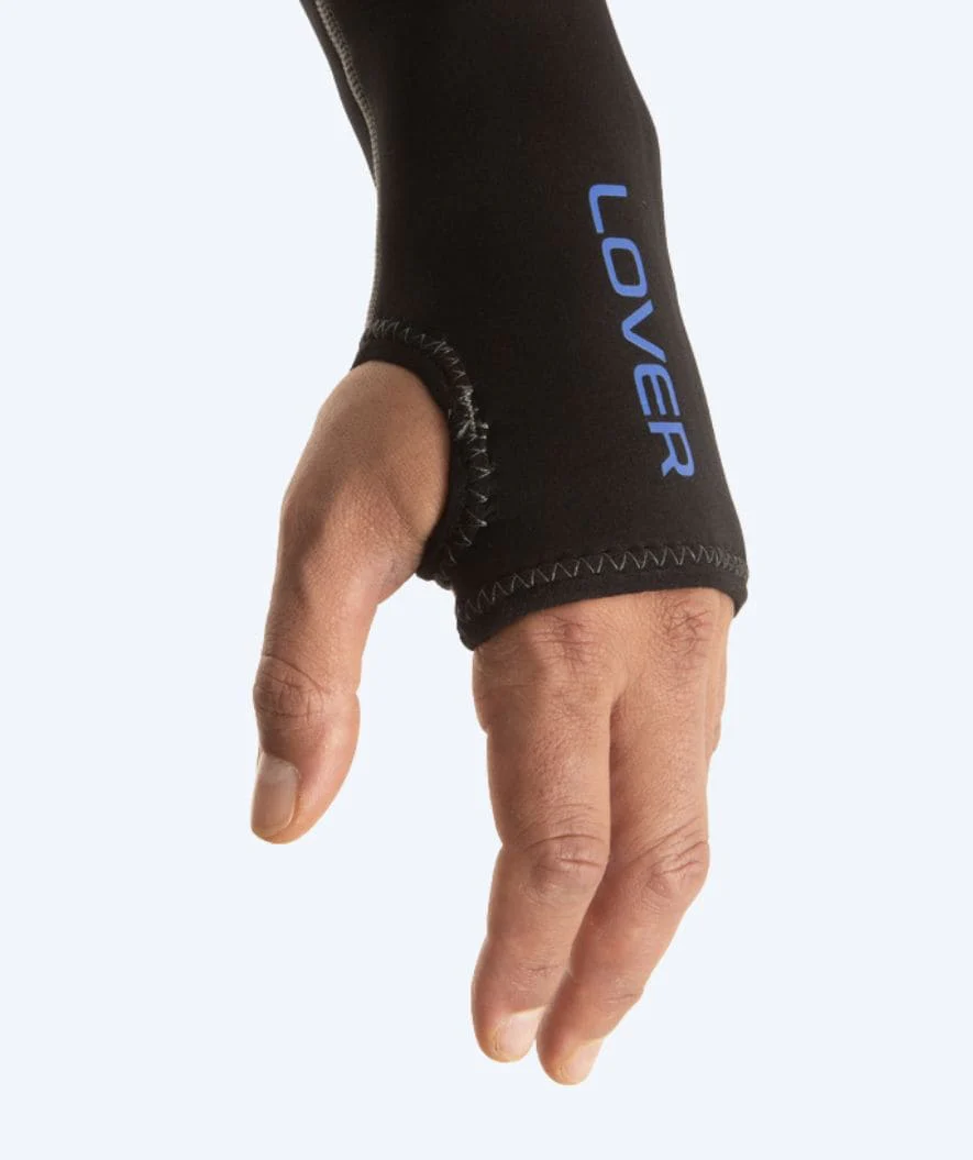 SEAC zip-up wetsuit top for men - Lover - Black/blue - Image 4