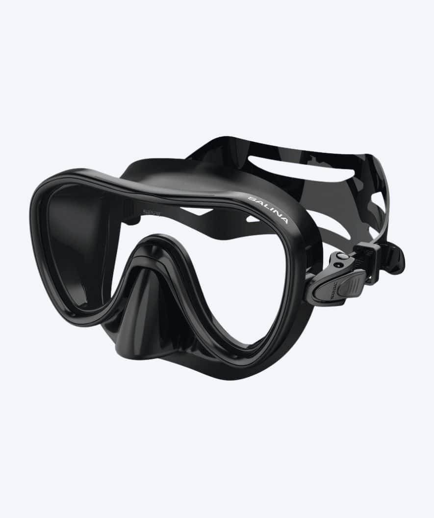SEAC diving mask for adults - Salina Silicone - Black