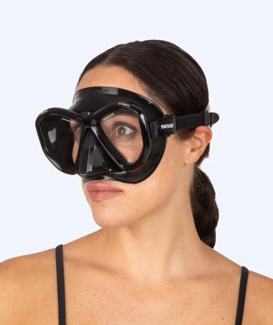 SEAC diving mask for adults - Symbol - Black - Image 3