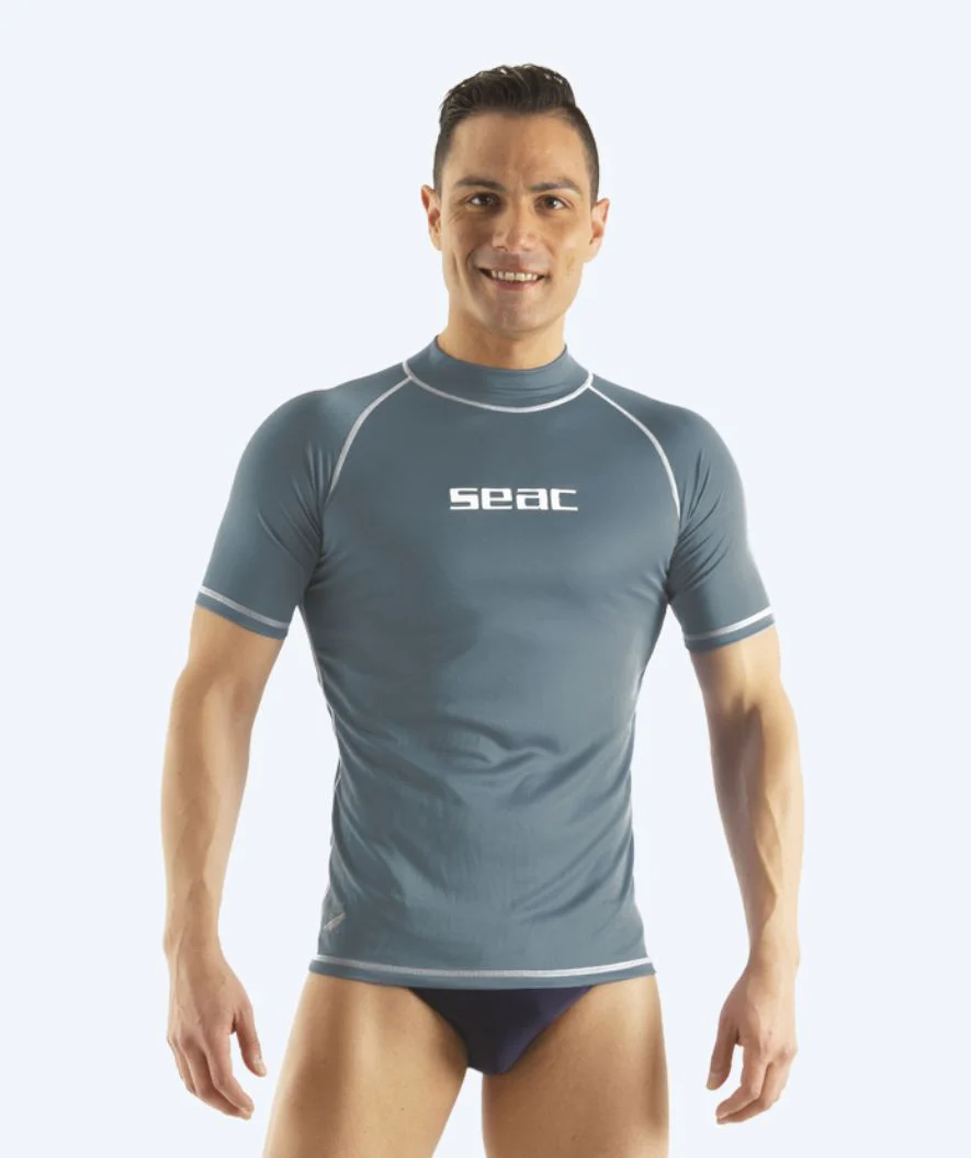 SEAC UV-shirt for men - T-Sun Short - Grey/white