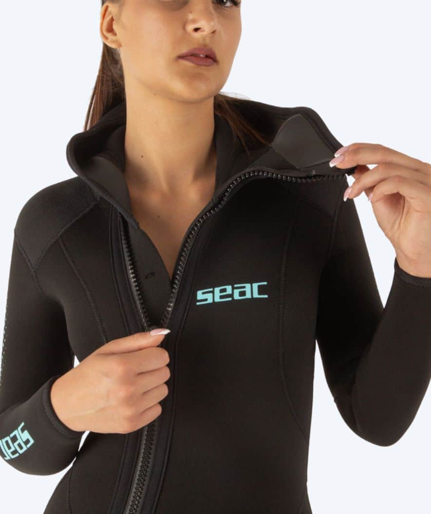 SEAC scuba wetsuit for women - Liberty (5mm) - Black/multi - Image 10