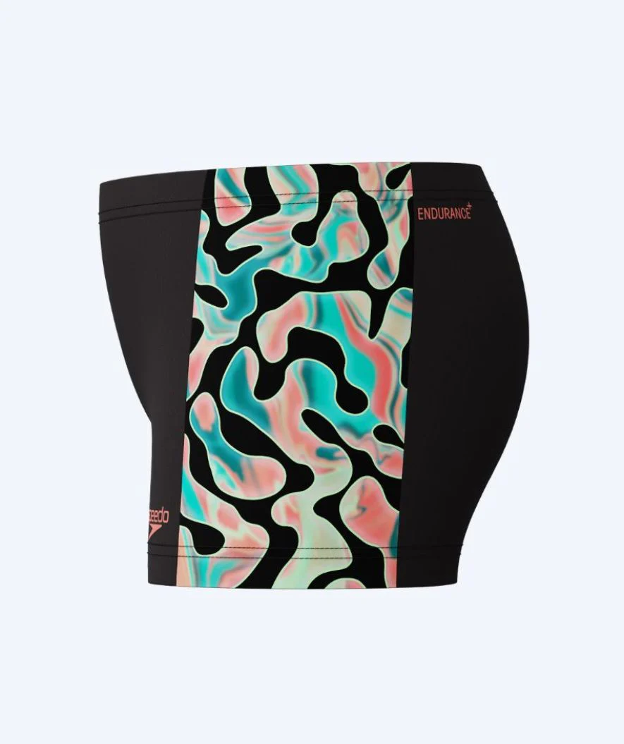 Speedo aquashorts for boys - Digital Panel - Black/green - Image 3